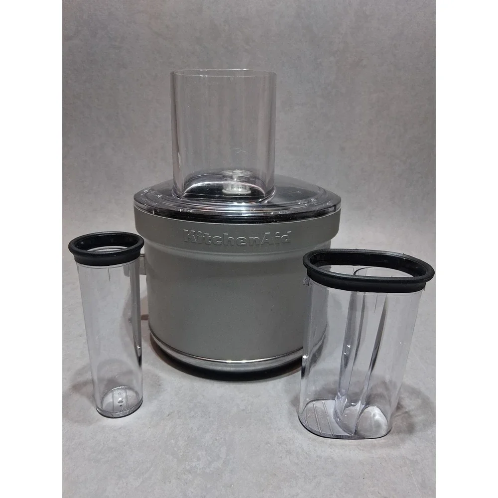 KitchenAid RRKSM2FPA Food Processor Attachment, Dicing Kit, Used Missing Blade
